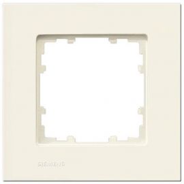 Siemens Delta Miro Surface-Mounted Frame 1-gang, White (5TG1111-3) | Mounted switches and contacts | prof.lv Viss Online