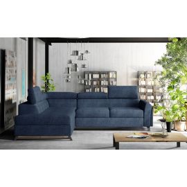 Stūra Dīvāns Izvelkams Eltap Kairos Omega 197x265x95cm Kreisais Stūris Zils (Kr_53) | Izvelkamie dīvāni | prof.lv Viss Online