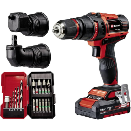 Akumulatora Skrūvgriezis/Urbjmašīna Einhell TE-CD 18/45 3X-Li+22 piederumi, 18V, 2.0Ah (609454) | Сверлильные станки | prof.lv Viss Online