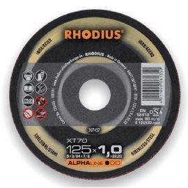 Rhodius Alphaline XT70 Metal Cutting Disc | Power tool accessories | prof.lv Viss Online