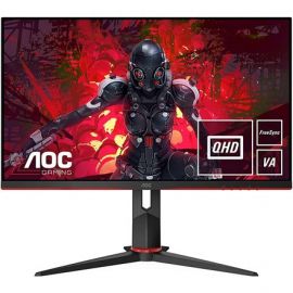 Aoc Q27G2U QHD Monitors, 27, 2560x1440px, 16:9, black, red (Q27G2U/BK) | Gaming computers and accessories | prof.lv Viss Online