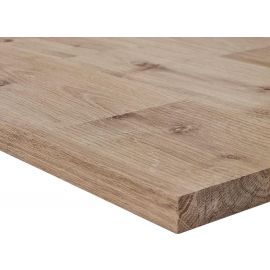 Glued Oak Wood Board Rustic 16x600x2400mm | Glued wood panels | prof.lv Viss Online