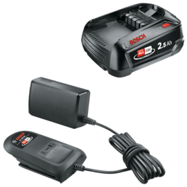 Akumulatoru Un Lādētāju Komplekts Bosch Li-ion 18V 2.5Ah (1600A02625) | Batteries and chargers | prof.lv Viss Online