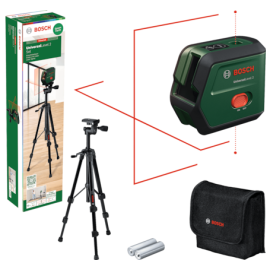 Krustlīniju Lāzera Līmeņrādis Bosch UniversalLevel 2 Lāzera Klase - 2 (0603663F01) | Измерительные инструменты | prof.lv Viss Online