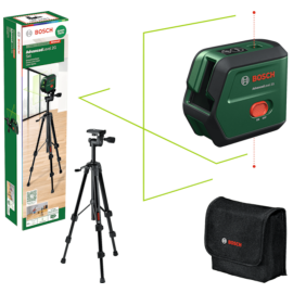 Krustlīniju Lāzera Līmeņrādis Bosch AdvancedLevel 2G Lāzera Klase - 2 (0603663G01) | Измерительные инструменты | prof.lv Viss Online