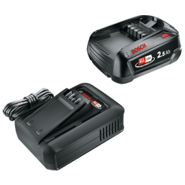 Akumulatoru Un Lādētāju Komplekts Bosch Starter Set Li-ion 18V 2.5Ah (1600A031T4) | Batteries and chargers | prof.lv Viss Online