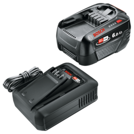 Akumulatoru Un Lādētāju Komplekts Bosch Starter Set Li-ion 18V 6.0Ah (1600A032A8) | Batteries and chargers | prof.lv Viss Online