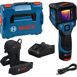 Termokamera Bosch Pro Gtc 12V-450-13 Ar L-BOXX 136 Un Akumulatoru GBA 12V 2.0AH (0601083900) | Инфракрасные термометры | prof.lv Viss Online