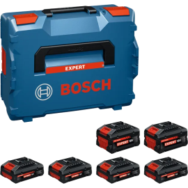 Akumulatoru Un Lādētāju Komplekts Bosch Expert Exba Li-ion 18V 4x4.0Ah, 2x8.0Ah (1600A0373G) | Batteries and chargers | prof.lv Viss Online