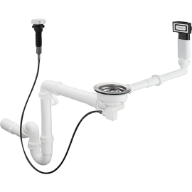 Sifons Hansgrohe D16-11 Virtuves Izlietnēm, Ar Izplūdi Un Pārplūdi Hroma (43937000) | Раковины | prof.lv Viss Online