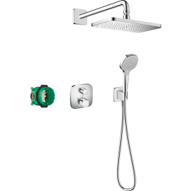 Dušas Sistēma Hansgrohe Croma E 280 1jet Ecostat E Hroma (27953000) | Shower systems | prof.lv Viss Online