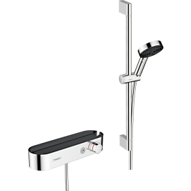 Dušas Sistēma Hansgrohe Pulsify Select S 105 3jet Relaxation Ar Termostatu Hroma (24260000) | Shower systems | prof.lv Viss Online
