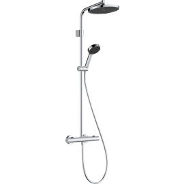 Dušas Sistēma Hansgrohe Activera S 240 1jet EcoSmart Ecostat Fine Varia Ar Termostatu Hroma (28078000) | Shower systems | prof.lv Viss Online