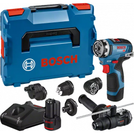 Bosch GSR 12V-35 FC Cordless Drill 2x3Ah, 12V (06019H3008) | Drilling machines | prof.lv Viss Online