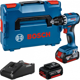 Akumulatora Urbjmašīna Bosch GSR 18V-45 2x3Ah, 18V (06019K3204) | Skrūvgrieži un urbjmašīnas | prof.lv Viss Online