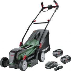 Akumulatora zāles pļāvējs Bosch Universal Rotak 2x4Ah 2x18V (06008B9E00) | Battery lawnmowers | prof.lv Viss Online