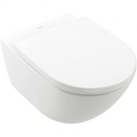 Villeroy & Boch Subway 3.0 Rimless Wall-Hung Toilet Bowl Without Seat, White (4670T0R1) | Villeroy & Boch | prof.lv Viss Online