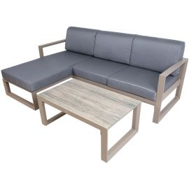 Home4You Posta Furniture Set Grey/Beige (23517) | Outdoor furniture sets | prof.lv Viss Online
