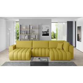 Eltap Bonito Savoi Corner Pull-Out Sofa 175x350x92cm, Yellow (CO-BON-LT-45SA) | Corner couches | prof.lv Viss Online