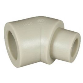 FPlast PPR Elbow 45° FM Grey | Melting plastic pipes and fittings | prof.lv Viss Online