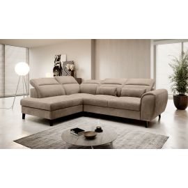 Eltap Noble Cloud Corner Pull-Out Sofa 201x255x100cm, Brown (CO-NOB-LT-20NU) | Sofas | prof.lv Viss Online