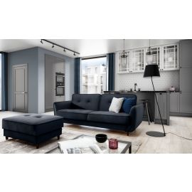 Eltap Bellis Extendable Sofa 220x90x83cm Universal Corner, Blue (SO-BEL-79MO) | Beds | prof.lv Viss Online