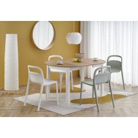 Halmar Ringo Extendable Table 102x102cm, Oak/White | Wooden tables | prof.lv Viss Online