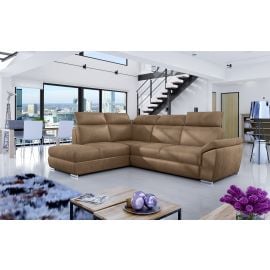 Eltap Loreto Monolith Corner Pull-Out Sofa 60x260x102cm, Brown (Lor_34) | Living room furniture | prof.lv Viss Online