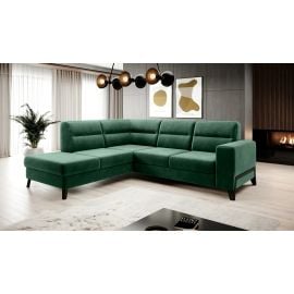 Eltap Cassara Lux Corner Pull-Out Sofa 237x277x100cm, Green (CO-CAS-LT-35LU) | Living room furniture | prof.lv Viss Online