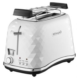 Delonghi Toaster CTJ 2103.W White (CTJ2103.W) | Toasters | prof.lv Viss Online