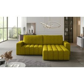 Stūra Dīvāns Izvelkams Eltap Bonett Omega 175x250x92cm, Dzeltens (Bon_40) | Stūra dīvāni | prof.lv Viss Online