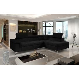 Eltap Eridano Kronos Corner Pull-Out Sofa 60x202x90cm, Black (CO-ERI-RT-07KRO) | Living room furniture | prof.lv Viss Online