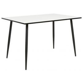 Черно-красно-белый стол для кухни Black Red White 120x80 см | Кухонные столы | prof.lv Viss Online