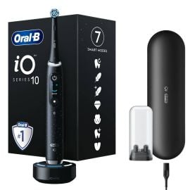 Braun Oral-B iO 10 Cosmic Black Electric Toothbrush Black | For beauty and health | prof.lv Viss Online