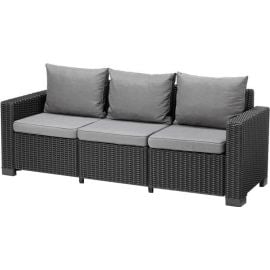 Keter California 3-Seater Garden Sofa 199x68x72cm, Grey (17196779) | Sofas | prof.lv Viss Online