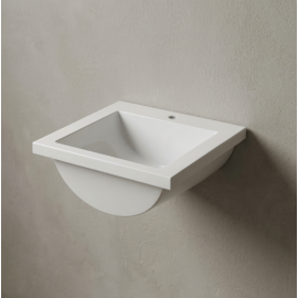 Vannas Istabas Izlietne Vispool Q-500 50.5x47.7x20.5cm, Balta (751010) | Vannas istabas izlietnes | prof.lv Viss Online