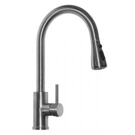 Aqualine Steel S Kitchen Sink Water Mixer | Kitchen mixers | prof.lv Viss Online
