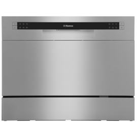 Hansa ZWM536SH Freestanding Dishwasher, Silver | Mini, galda trauku mazgājamās mašīnas | prof.lv Viss Online