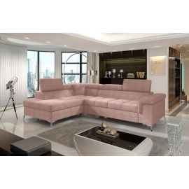 Eltap Eridano Omega Corner Pull-Out Sofa 202x275x90cm, Pink (ERI_33) | Corner couches | prof.lv Viss Online