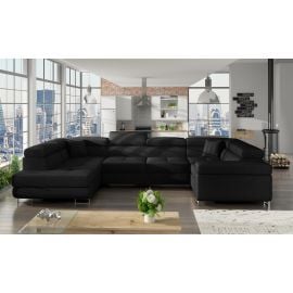 Eltap Letto Sawana Corner Pull-Out Sofa 58x340x90cm, Black (Le_55) | Corner couches | prof.lv Viss Online