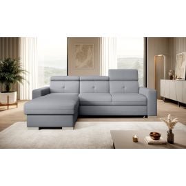 Eltap Fresia Poco Corner Pull-Out Sofa 176x247x104cm, Grey (CO-FR-LT-04PO) | Living room furniture | prof.lv Viss Online