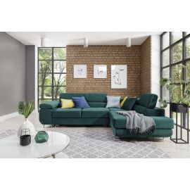 Eltap Anton Kronos Corner Pull-Out Sofa x272x85cm, Green (An_83) | Sofa beds | prof.lv Viss Online