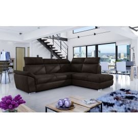 Eltap Loreto Monolith Corner Pull-Out Sofa 60x260x102cm, Brown (Lor_07) | Sofas | prof.lv Viss Online