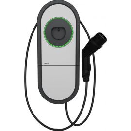 Ensto One Home Electric Vehicle Charging Station, Type 2 Cable, 11kW, 5m, Black/Silver (EVH163-HC000) | Electric car charging stations | prof.lv Viss Online