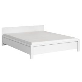 Black Red White Kaspian Bed Frame 160x200cm, Without Mattress, White (S128-LOZ/160-BI/BIM) | Double beds | prof.lv Viss Online