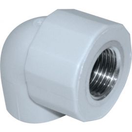 Pipelife PPR Elbow 90° With Internal Thread White | Melting plastic pipes and fittings | prof.lv Viss Online