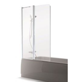 Glass Service Merita 100MER Asymmetrical Bath Screen 150x99cm White | Stikla Serviss | prof.lv Viss Online