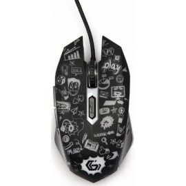 Игровая мышь Gembird MUS-6B-GRAFIX-01 Черная | Игровые компьютерные мыши | prof.lv Viss Online