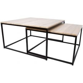 Kafijas Galdiņš Home4you Elt, 75x75x40cm, Gaiši Brūns (76429) | Kafijas galdiņi / žurnālgaldiņi | prof.lv Viss Online