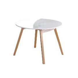 Halmar Ruben Extendable Table 102x102cm, White/Oak | Tables | prof.lv Viss Online